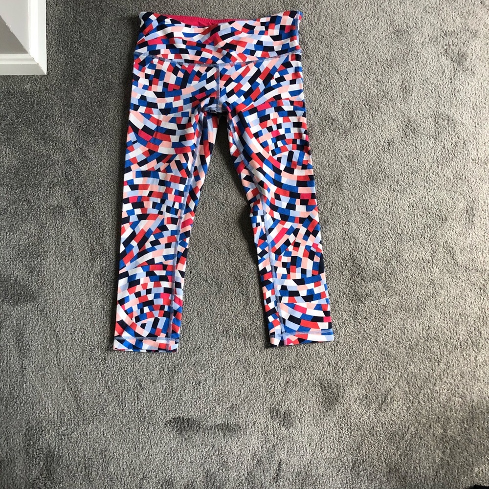Lululemon wunder under crop size 8